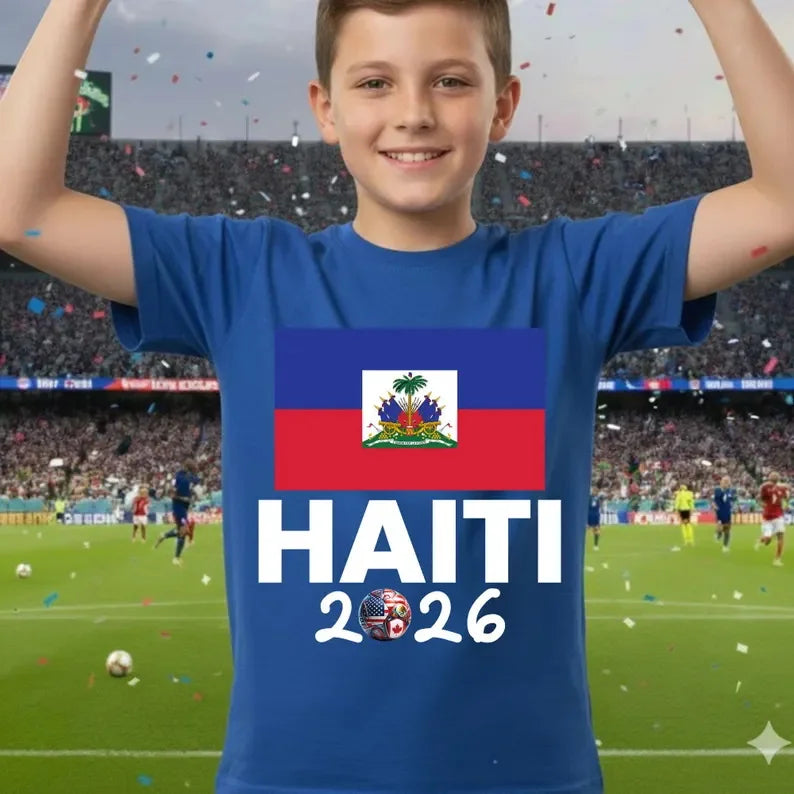 Haiti Shirt 2026 Soccer Fan Tee shirt Haitian Football Lover Gift Men Women Kids Apparel Soccer Player Top
