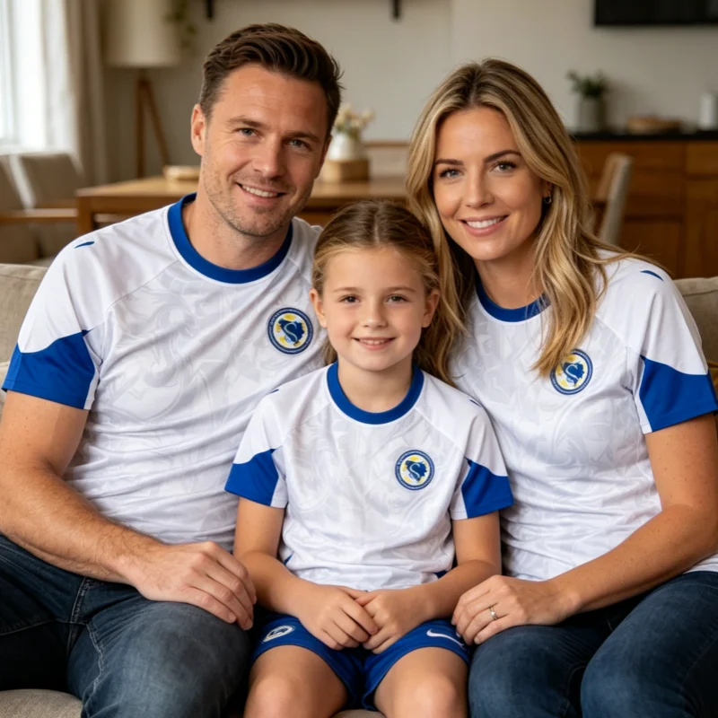 2026 Bosnia and Herzegovina Men's Sports Jersey Crew Neck Family Parent Child T-shirt Quick Drying Breathable Football Training
