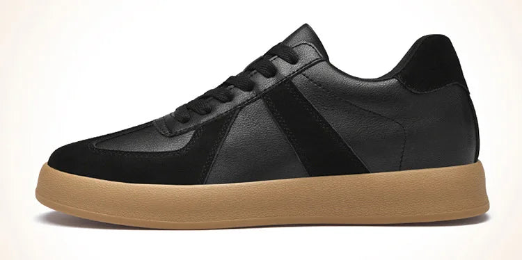 Man Vintage Elevator Shoes Height Increase Insole 8cm Taller Lift Sneakers Shoes Men Leisure Fashion Sports White Shoes
