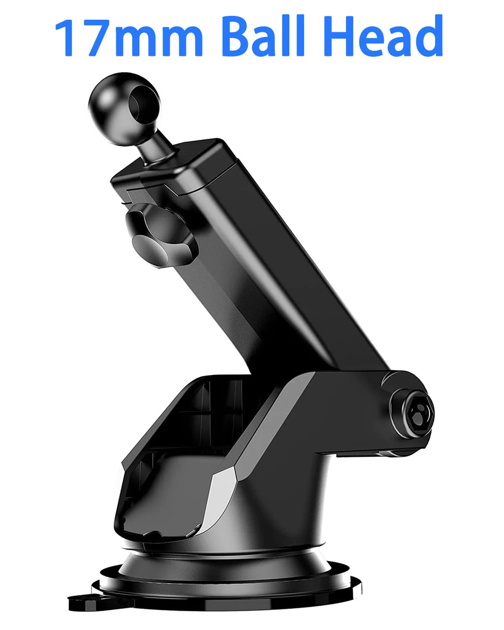 Dashboard Car Phone Holder Accessories 17mm Ball Head Suction Cup Base for Car Windshield Mobile Phone Mount Stand
