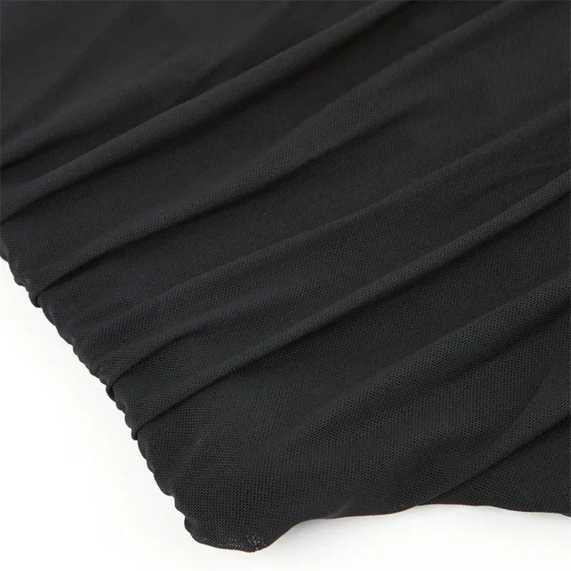 Women's Corset Crop Tops Summer Breathable Mesh Sleeveless Off Shoulder Bustier Skinny Fit Casual Tanks