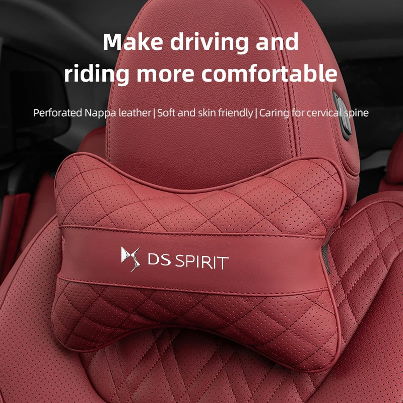Car Seat Neck Pillow Headrest Lumbar Waist Support Cushion For DS SPIRIT DS3 DS4 DS5 5LS DS6 DS7 DS9 WILD RUBIS E-Tense DIVINEDS