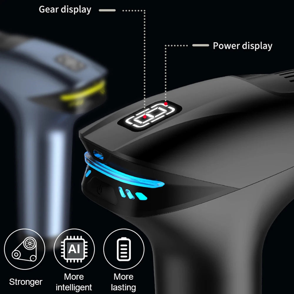 Portable Massage Gun Percussion Pistol Massager Professional Deep Muscle Massager For Body Neck Back Relaxation Fitness Slimming