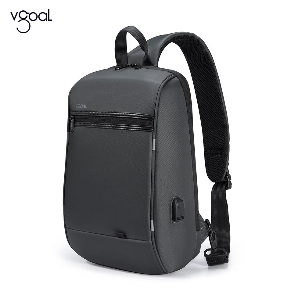 Brand Crossbody Bag For Laptop Notebook 13.3, 14 Inch Chest Pack Bosom Office Worker Man Shoulder PC Mens Gifts 6301