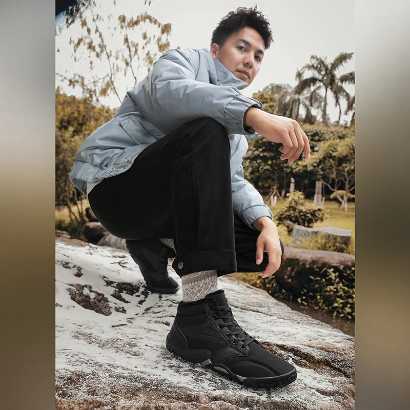 Men Hiking Shoes With Wide Toe Provide Enough Space For Feet Anti Slip Unlocks The Freedom To Wear In The Mountains And Leisure