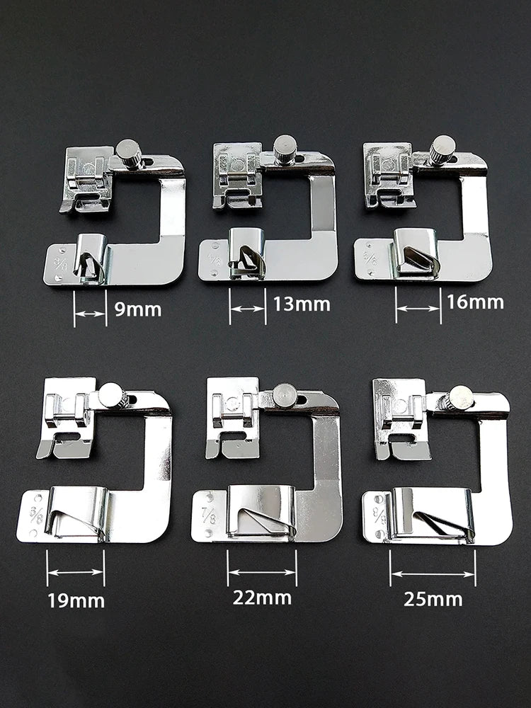 Snap-On Presser Feet for 6290 Sewing Machine - Adjustable Width Foot Kit 2345678, Universal Home Use