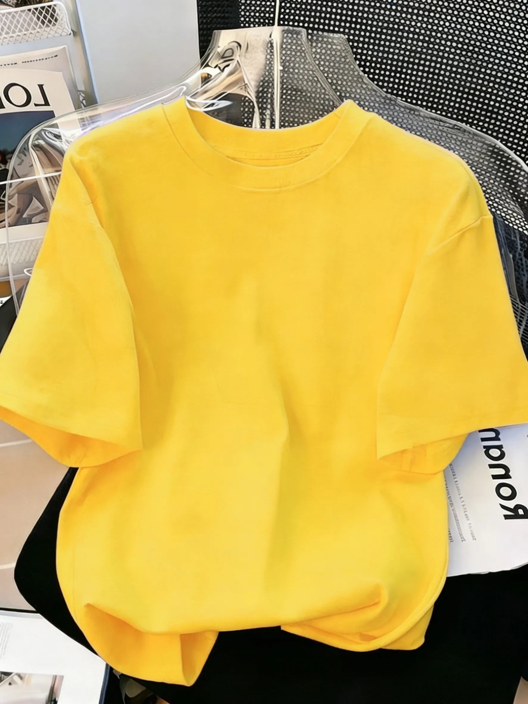 Solid Beach Summer T-Shirt For Man 21 Color S-3XL Cotton Short Sleeve All-Match Basics Street Streetwear Soft Breathable Clothes