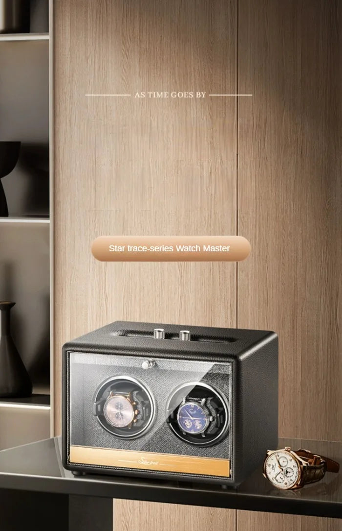 Winder Watch Organizer Storage Box Rotator Mechanical Watch Automatic Luxury Box Safe Deposit Boxes Shaker Display Gifts