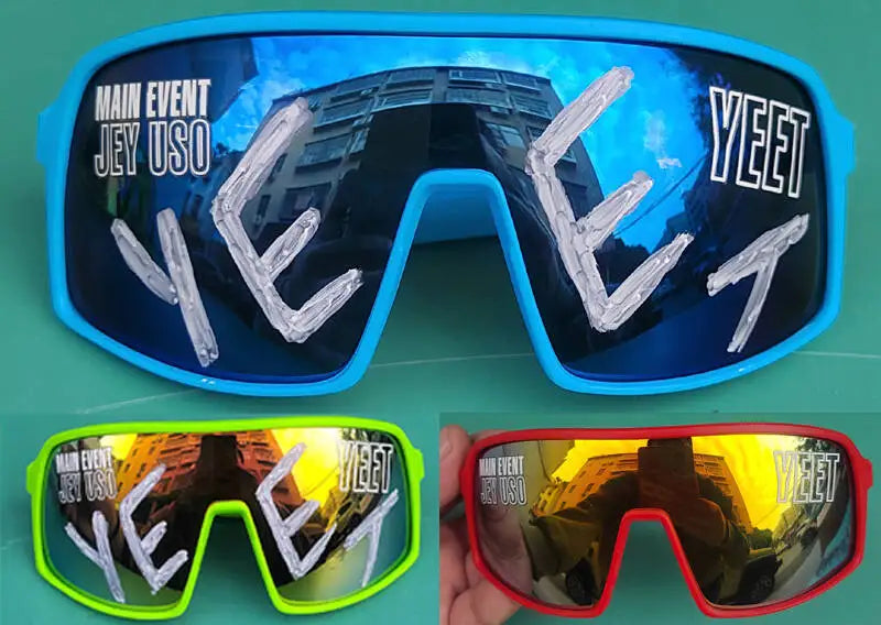 Licensed Vintage Bret Hart Hitman Hart Wrap Around Shades Sunglasses  New Motorcycle glasses