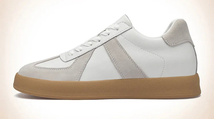 Man Vintage Elevator Shoes Height Increase Insole 8cm Taller Lift Sneakers Shoes Men Leisure Fashion Sports White Shoes