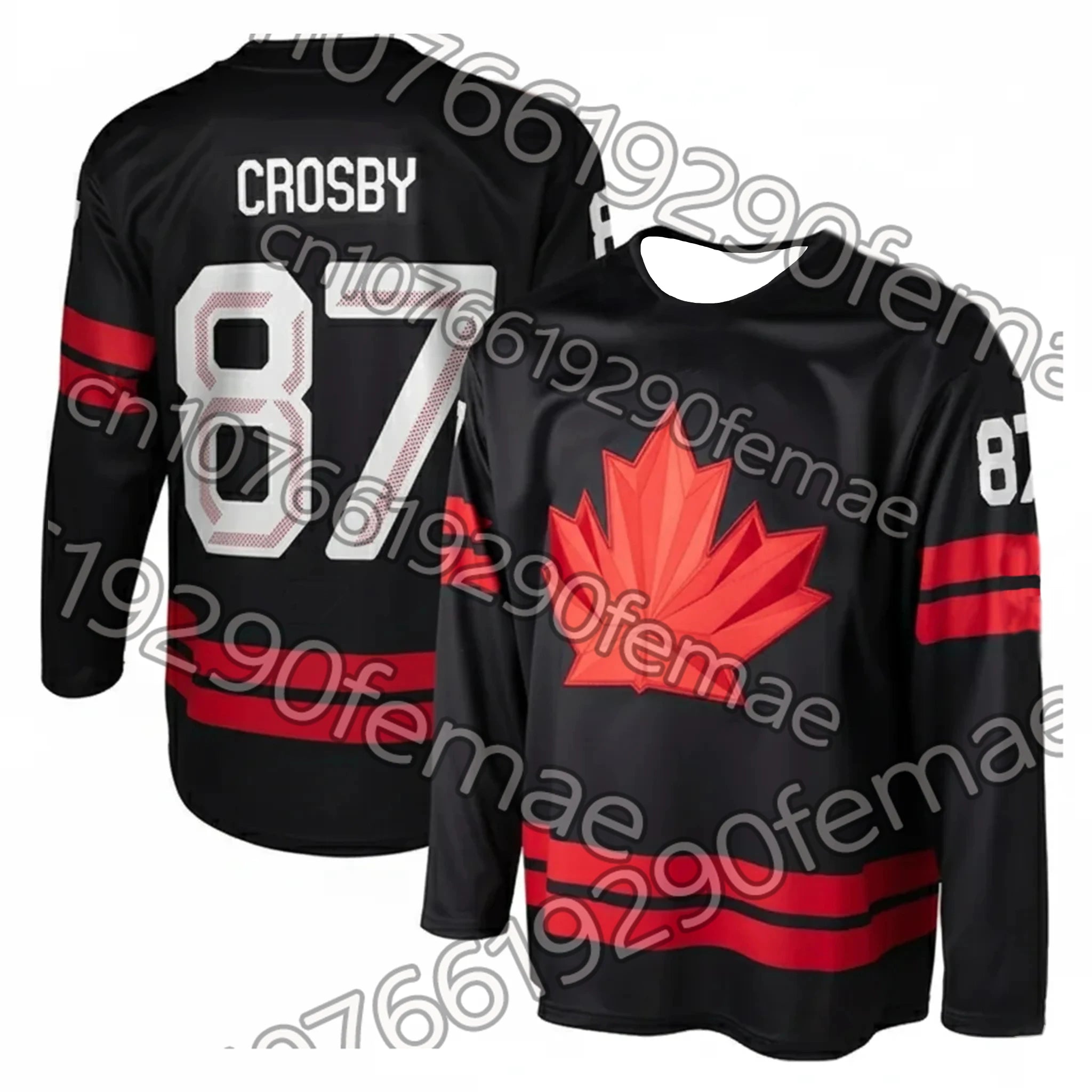 2026 Canada Men's Hockey Jersey T-shirt |Crosby MacKinnon Same Style Fan Gear | Breathable Sportswear for Spring Summer