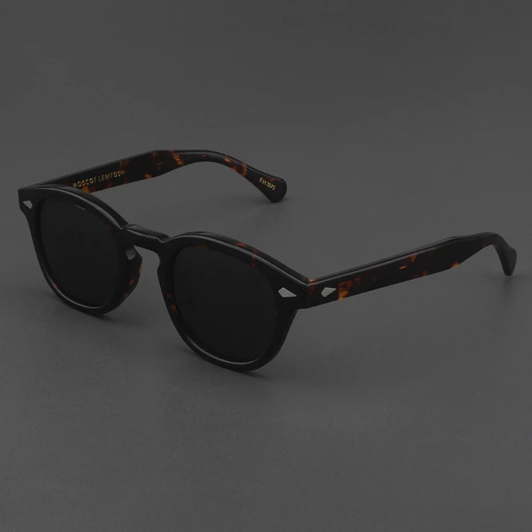 Johnny Depp Sunglasses Man Polarized Sun Glasses Luxury Brand Vintage Acetate Frame Blue Night Vision Goggles Woman