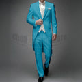 3 Piece Man Tailcoat for Formal Wedding Groomsmen Tuxedos 2025 Classic Peak Lapel One Button Solid Male Suit (Jacket+Pants+Vest)