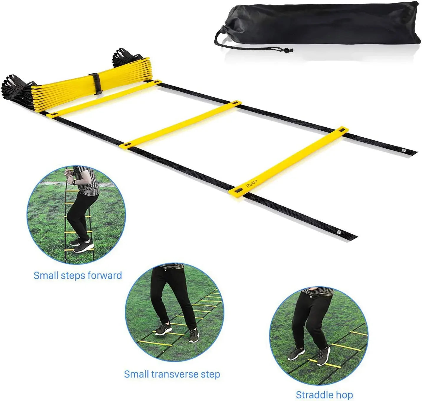 Agility Ladders Nylon Straps for Speed Training and Sports Flexibility Agility Football Training Energy Ladder Equipment