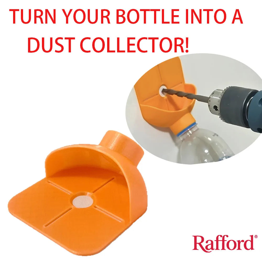 Rafford 1-piece electric drill drilling dust collector significantly reduces dust pollution to the home environment, bringing yo