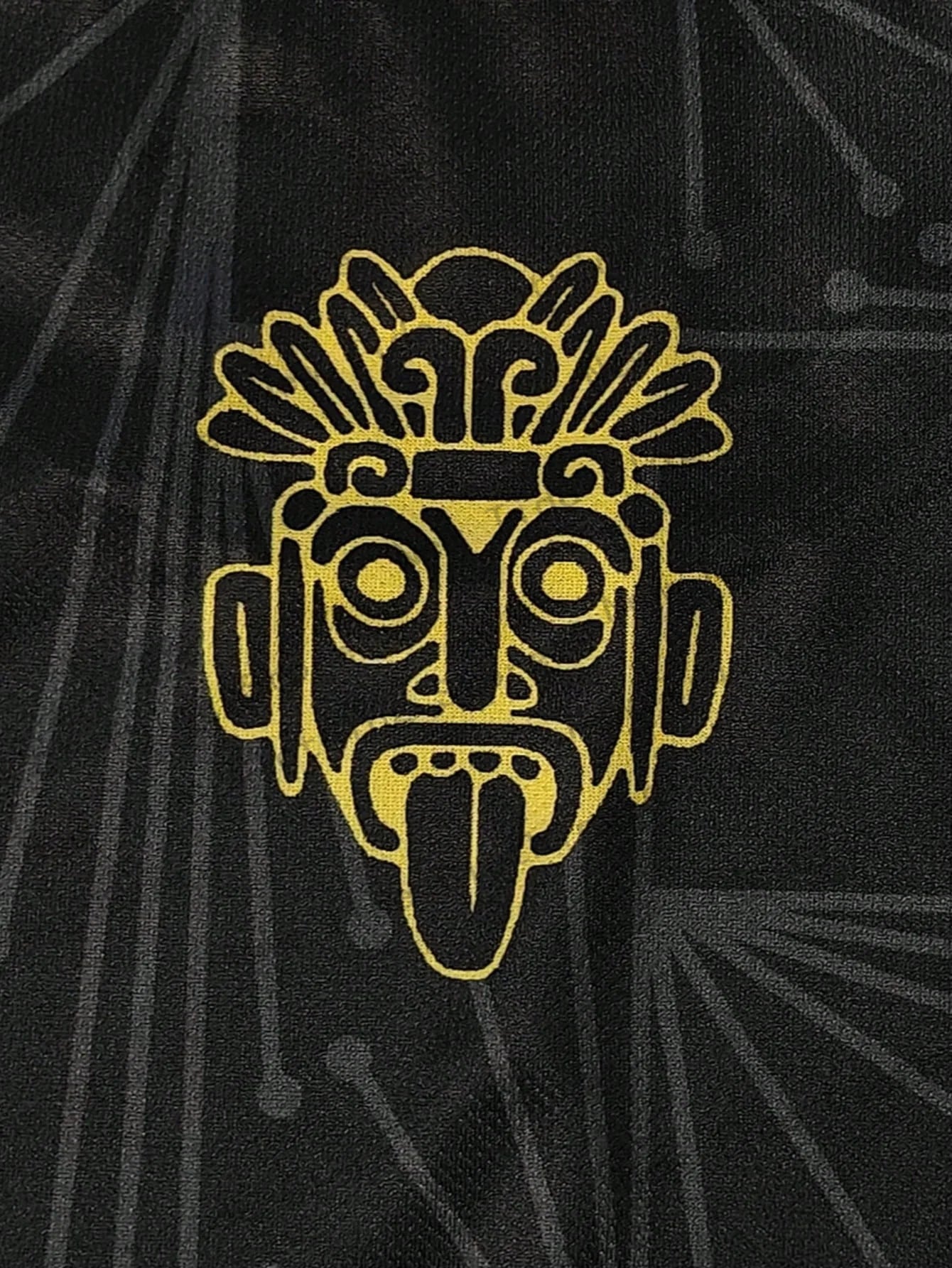 Mexico Men's Soccer Jersey Mexico Youth Crew Neck Comfortable Sports Top With Mayan Civilization, Deity Graphic Print Suitable 2