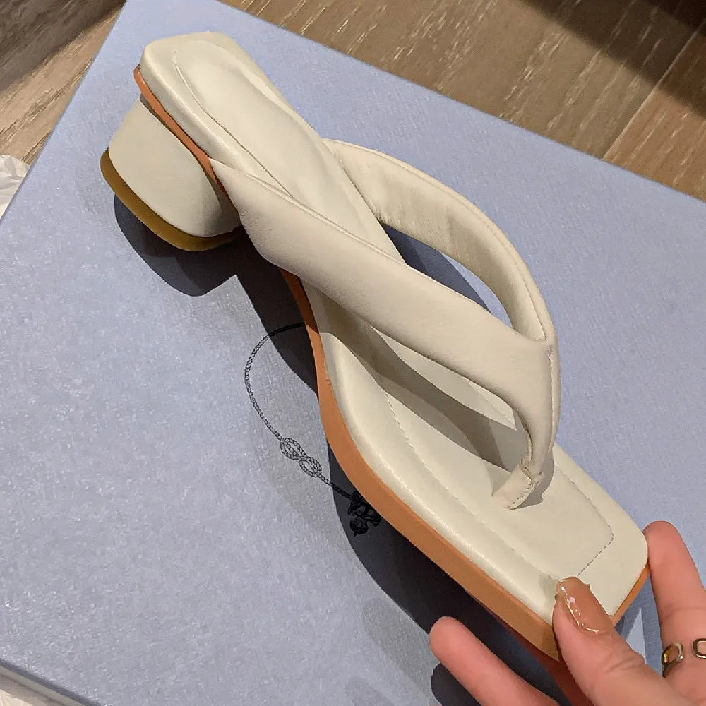 Women's flip-dlop slides sheepskin soft comfortable casual female outdoor beach holidays sandals summer shoes for women slippers