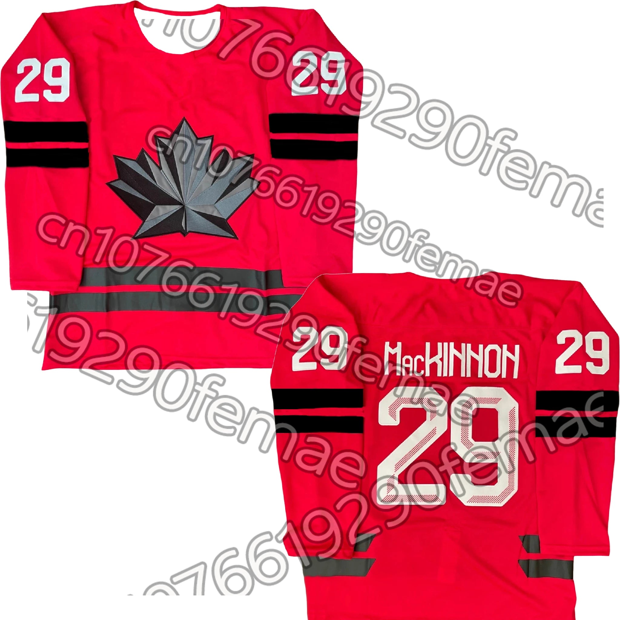2026 Canada Men's Hockey Jersey T-shirt |Crosby MacKinnon Same Style Fan Gear | Breathable Sportswear for Spring Summer