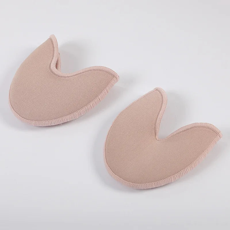 RHBJ 2Pcs=1Pair Elastic Knitted Gel Toe Cover Professional Ballet Pointe Dance Shoe Pads Forefoot Pad Toe Protector Toe Cover