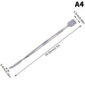 Double Head Stainless Steel Blackhead Scraper Beauty Tool For Facial Pore Cleaning Comedone Whitehead Popping Blemish Extractor