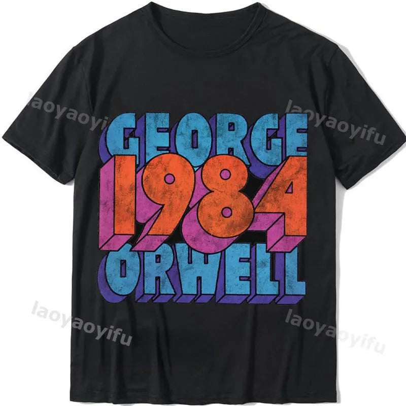 2024 Unisex Summer Tops Tshirt Vintage 1984 Classics Tshire Streetwear Printed T-shirt Top  Retro Style Tshirt