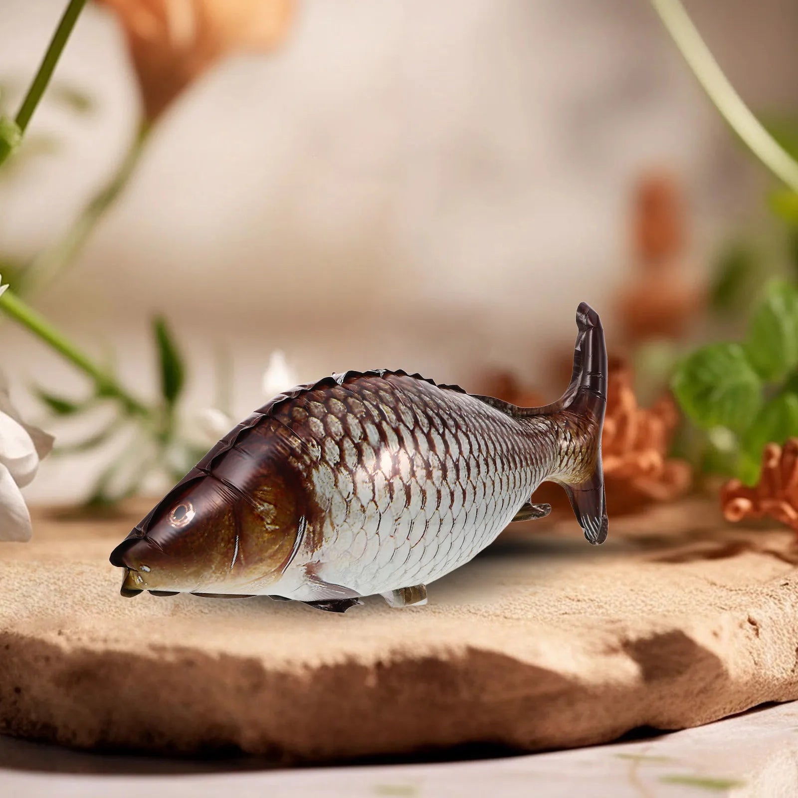 6 Pcs Carp Fish Balloons Decorative Crucian Balloon Foil Balloons Marine Decorations Party Supplies Shark Toys