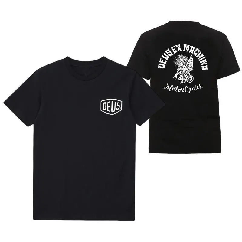 DEUS EX MACHINA Men Clothing T-Shirts Fashion tide Short Sleeve Streetwear MX Summer Round Neck Tees Man Sport Sportwear Vintage