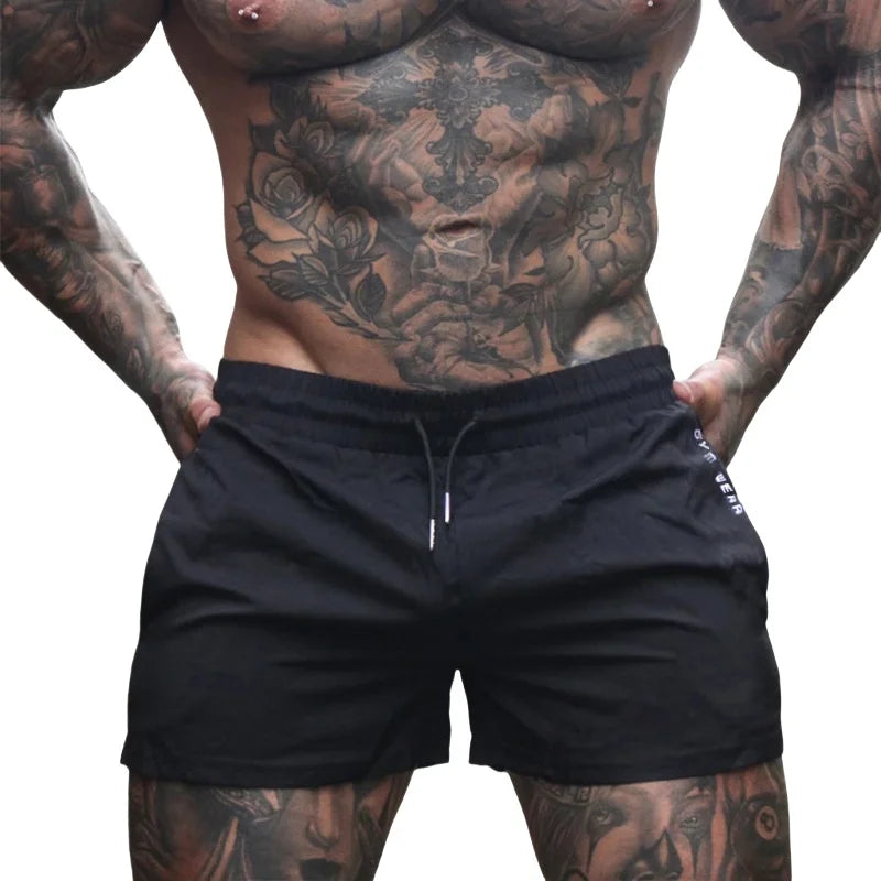 Summer Men Casual Gym Shorts Quick Dry Running Shorts Man Fitness Basketball Shorts Training Sport Beach Shorts Man Clothing 3XL