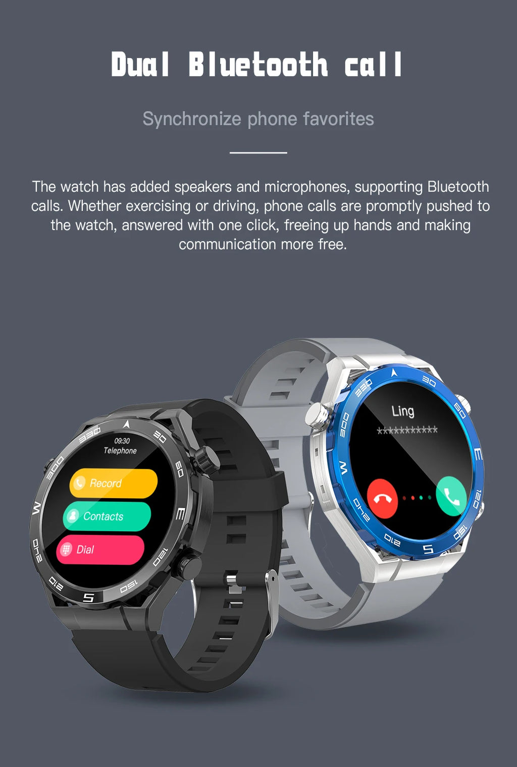 Smart Watch for Men Women Outdoor Activities Fitness Tracker Heart Rate Monitor Calorie Step Counter Sport Watch Music Play