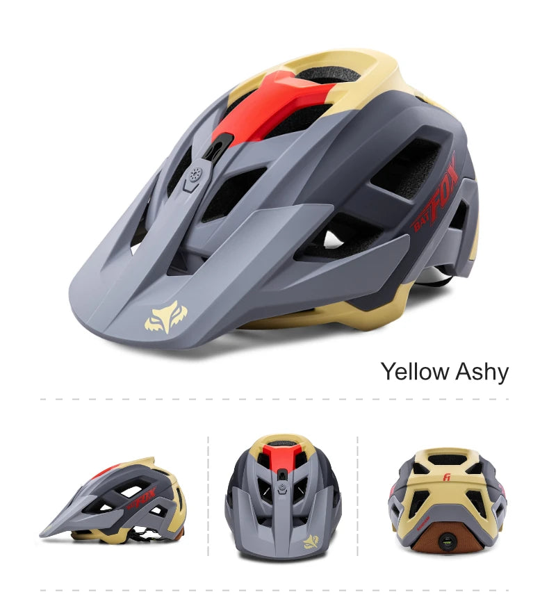 BATFOX 2025 New Mountain Bike Helmet Summer Colorful Cycling Helmet for Adults Youth Men and Women Speed Racing Bicycle Helmets