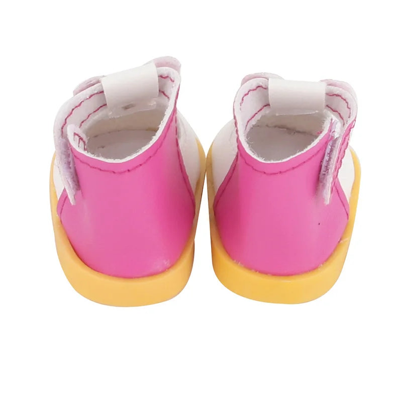 5.5cm Lovely Bow Doll Shoes For 14 Inch American& EXO Doll 1/6 New Mini Shoes Boots Accessories For 32-33 Russia DIY Doll,Nancy