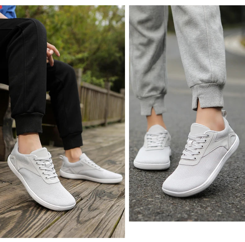 Wide-toed Shoes Men's Fashion Simple Casual Sports Shoes Barefoot Shoes Women's Jogging Shoes Walking Shoes