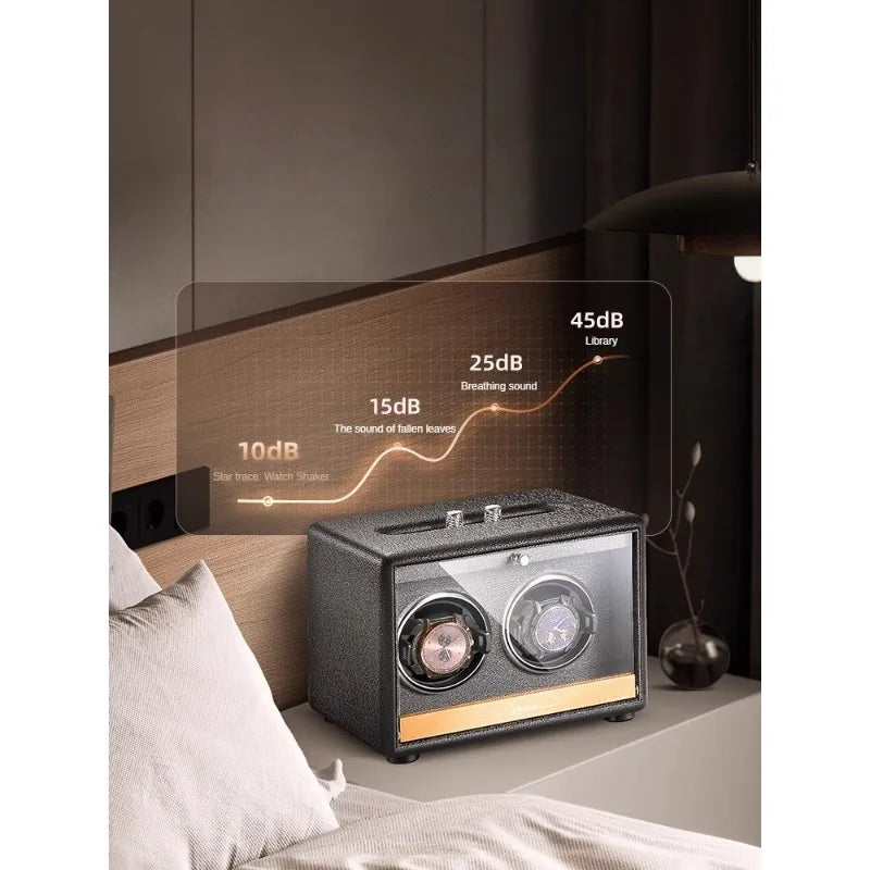 Winder Watch Organizer Storage Box Rotator Mechanical Watch Automatic Luxury Box Safe Deposit Boxes Shaker Display Gifts