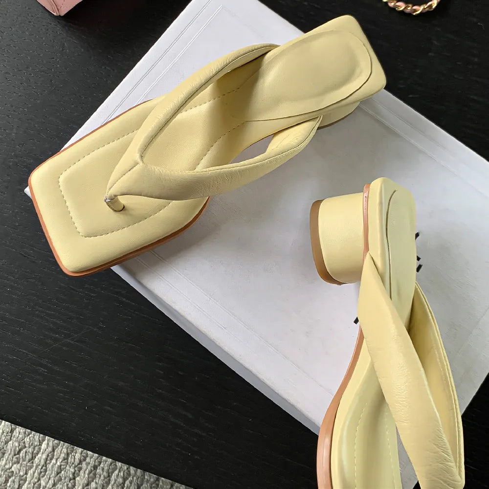 Women's flip-dlop slides sheepskin soft comfortable casual female outdoor beach holidays sandals summer shoes for women slippers