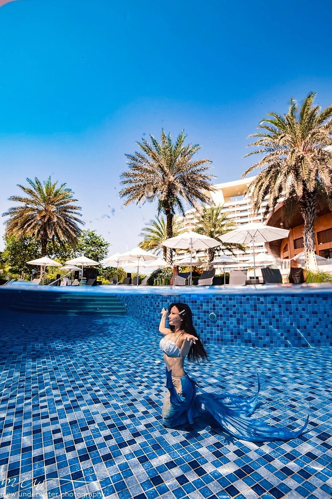 RM Mermaid Sequin Corset Bikini Swimsuit Free Diving Performance Oceanarium Electro Festival Bra Bar Cos Costumes