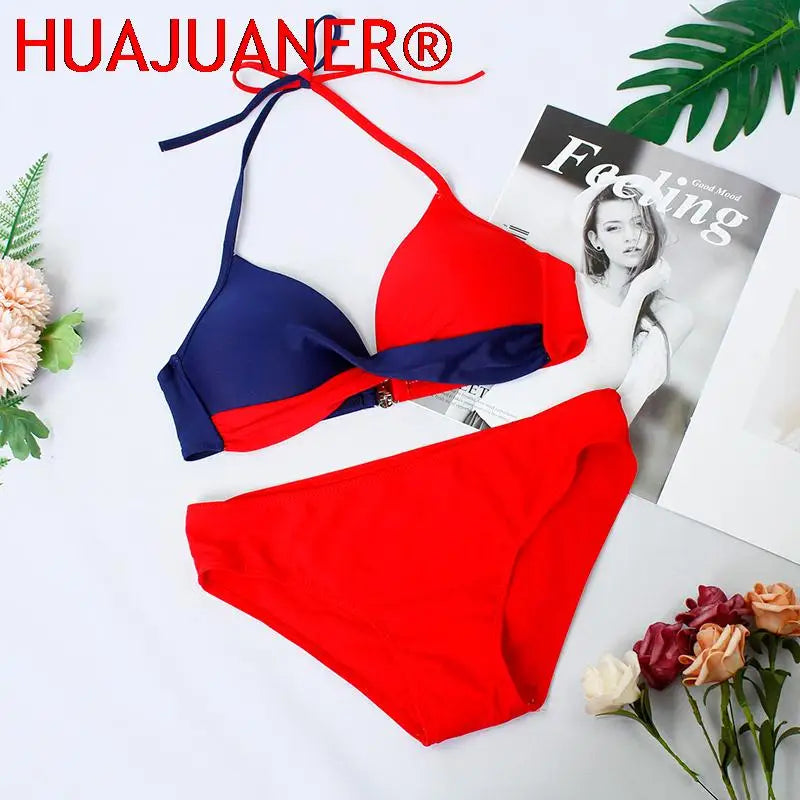 2026 Sexy Bikini Push Up Swimwear Women Biquini Feminino Mujer Swimsuit Tanga Swimming Bathing Suit Bikinis Set 3XL