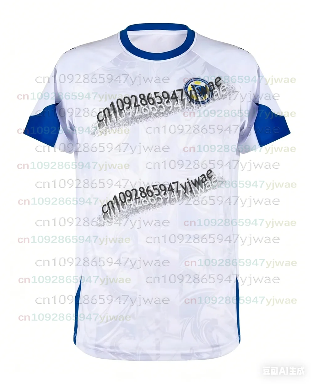 2026 Bosnia And Herzegovina Men's Sports Jersey Crew Neck T-shirt Quick Dry Breathable Football Training Shirt Sportswear Tops