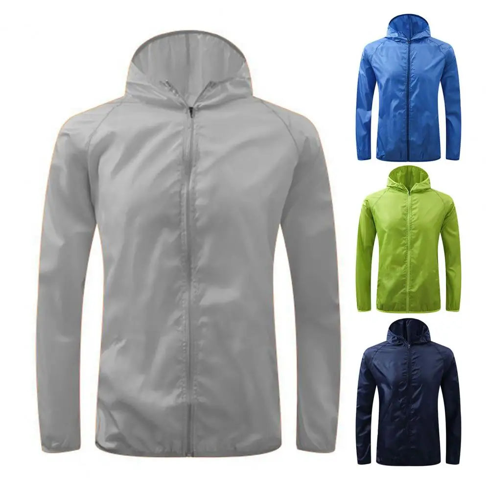 Summer UV Women Men Skin Coat Thin Quick Drying Sunscreen Coats Summer Anti uv Unisex Sports Jogging Windbreaker