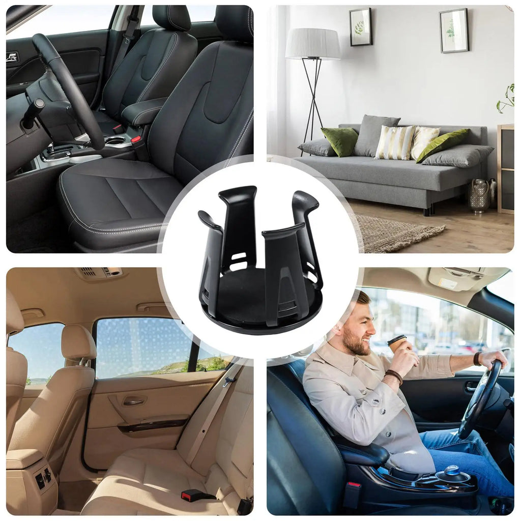 Car cup holders, universal car accessories, car interior beverage holders, car cup and bottle holders, adhesive cup organizers