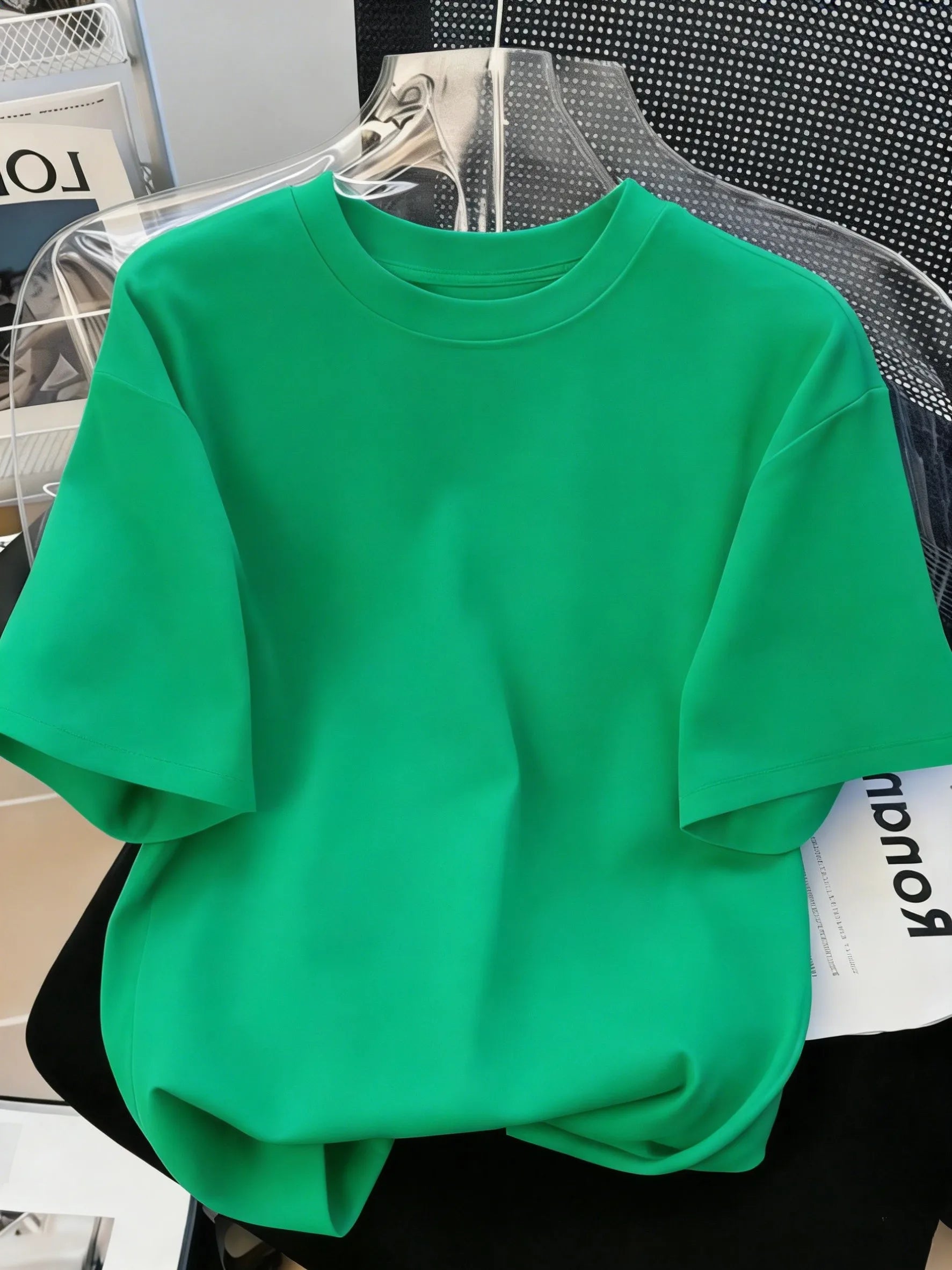 Solid Beach Summer T-Shirt For Man 21 Color S-3XL Cotton Short Sleeve All-Match Basics Street Streetwear Soft Breathable Clothes