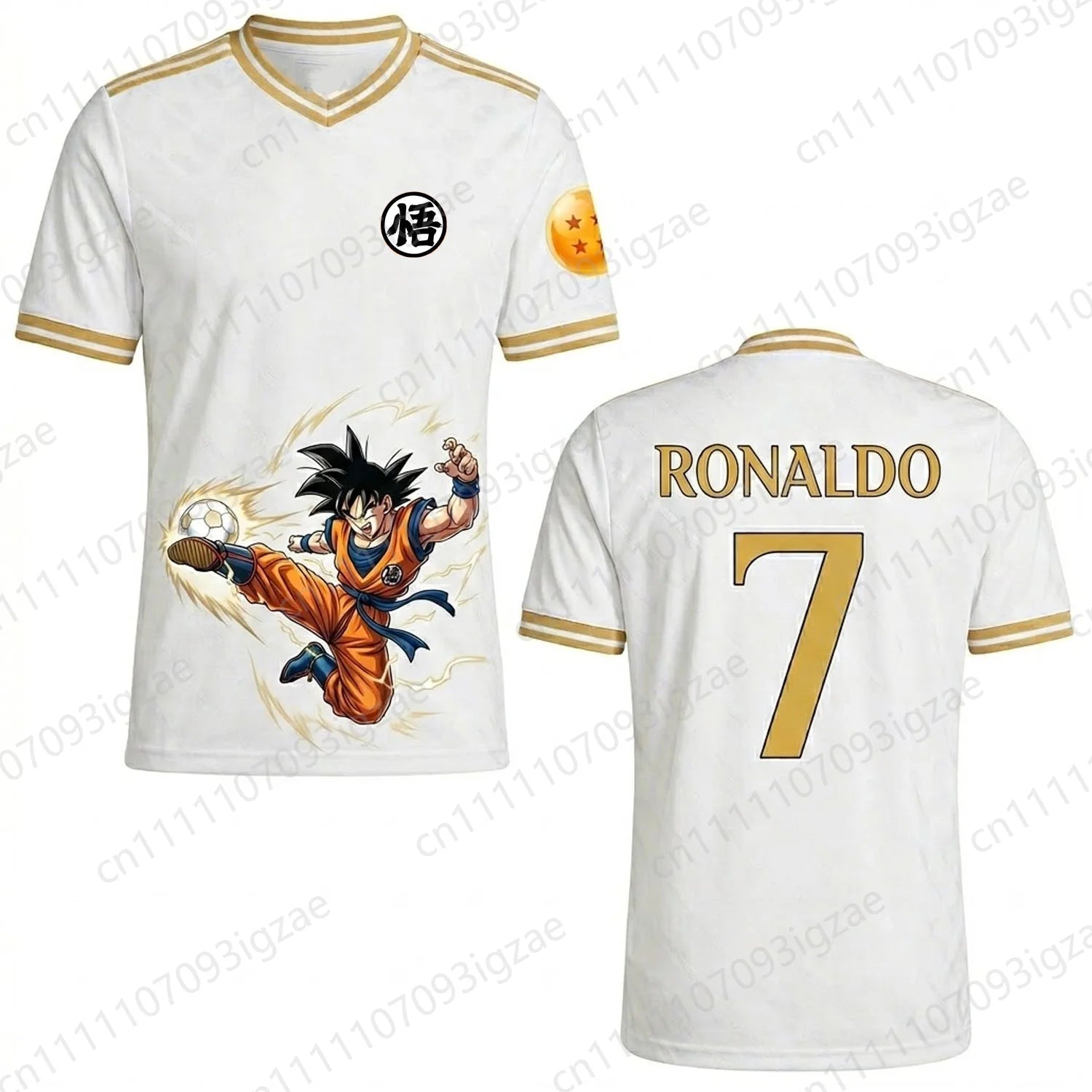 Ronaldo 7 Soccer Kit Fan T Shirt Father Son Matching Clothes Family Look 3D Print Boys Mens Football Tops Parent Child Outfit