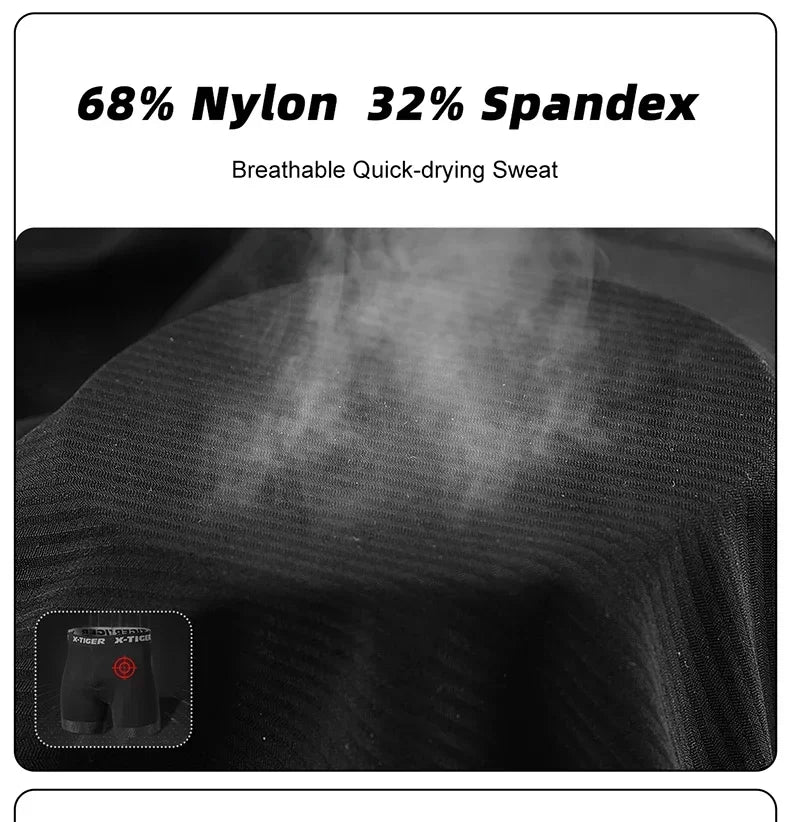 X-TIGER High Performance Breathable Cycling Underwear Men 5D Silicone Pad 3D Cutting Moisture Wicking Road Cycling Shorts