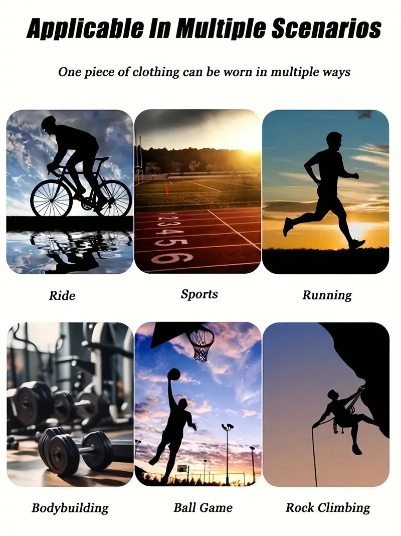 Gym Hub Printed Men's Compression T-Shirt Gym Workout Sport Quick Dry Tight Shirts Outdoor Training Fitness Elasticity Tops Tee