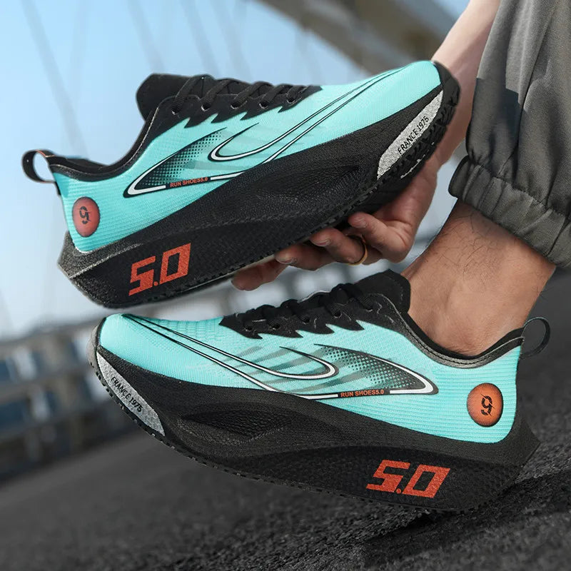 Casual Sports Shoes for Men&Women,Sneakers Platform Running Carbon Plate,Marathon Racing,Shock-absorbing,Athletics Training Shoe