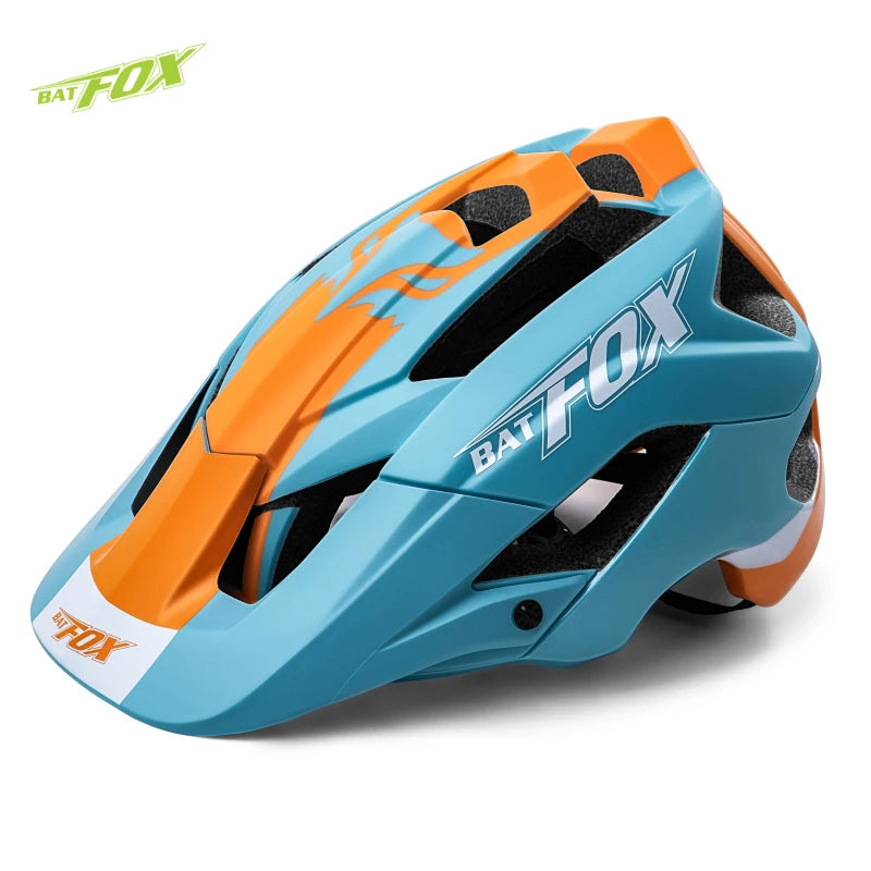 BATFOX 2025 New Mountain Bike Helmet Summer Colorful Cycling Helmet for Adults Youth Men and Women Speed Racing Bicycle Helmets