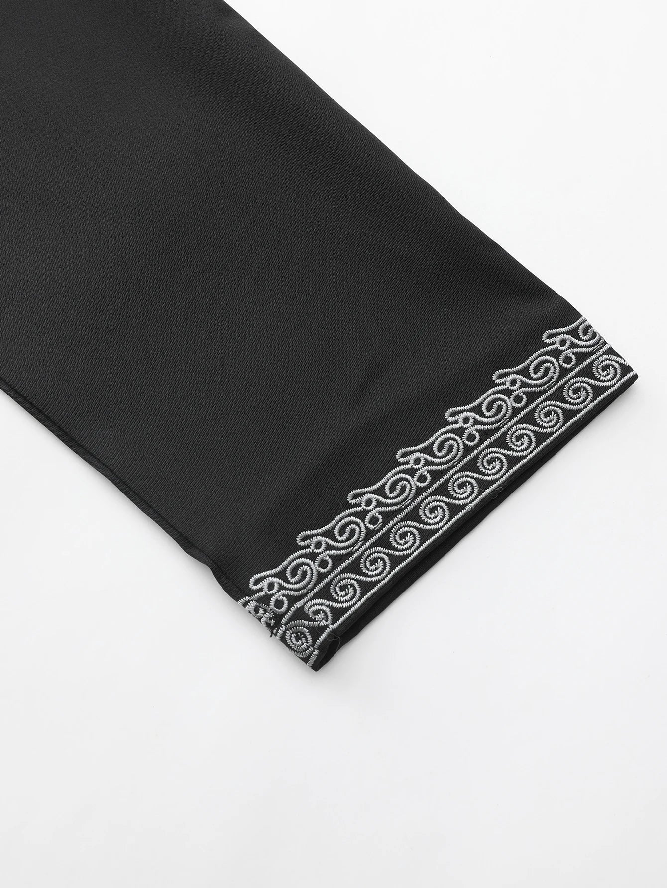 New Moroccan thobe long-sleeved embroidered hood design Muslim man abaya Islamic loose man