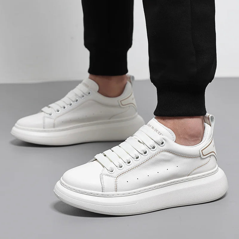 Men's thick soled board shoes Fashionable and comfortable classic styles Outdoor street trends Daily high-quality sports shoes
