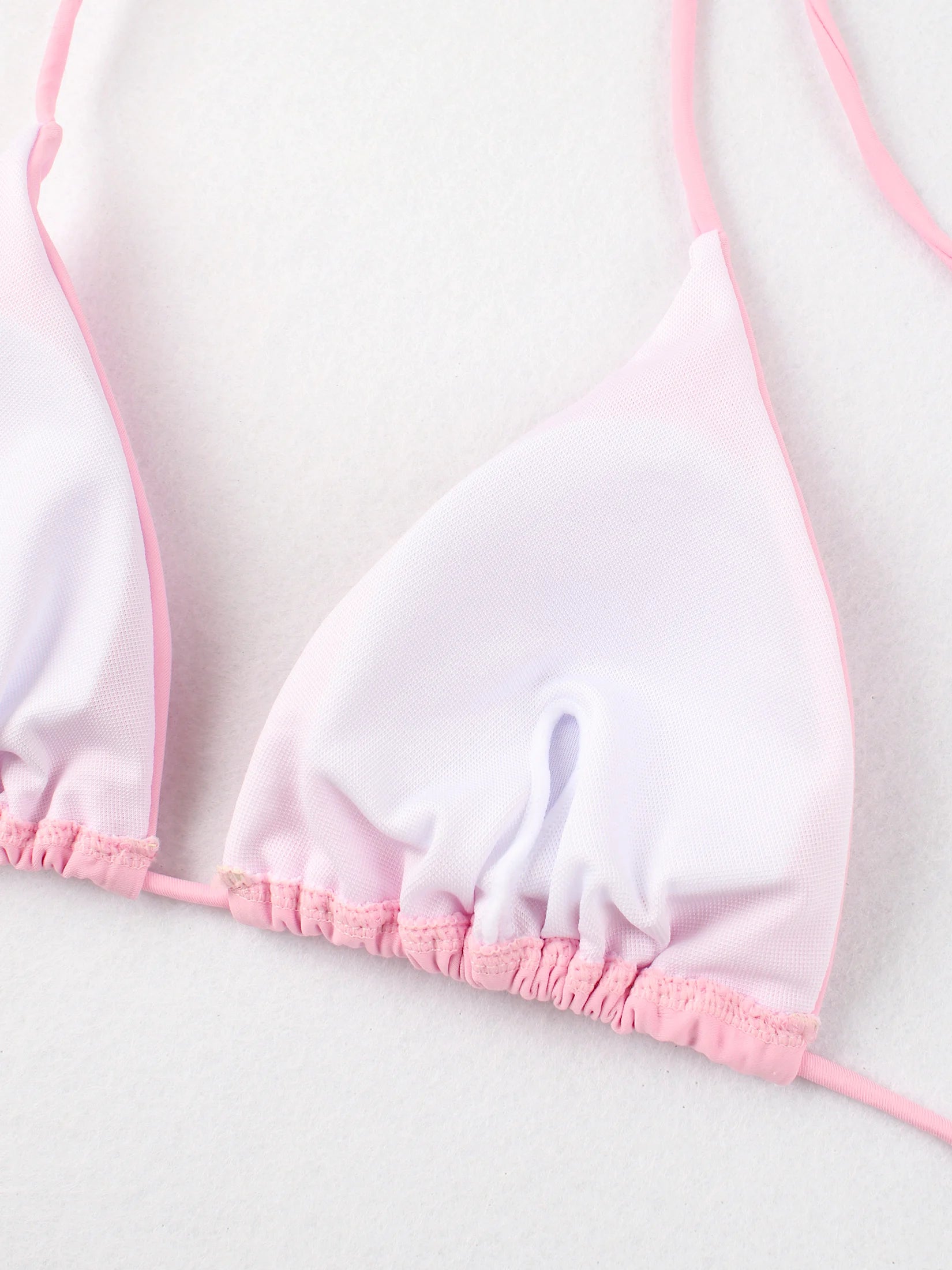 Sexy Women's 3 Piece Bikini Skirt Set Elegant Pink Halter Triangle Bikini Top Side Tie Mini Skirt 2026 Beachwear Swimsuit K302