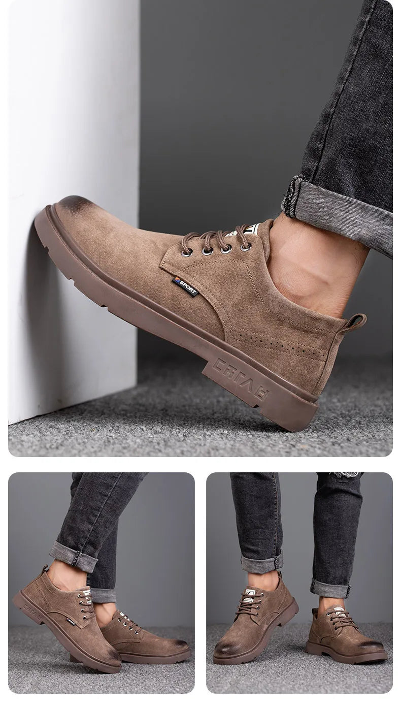 Safety Shoes Men Work Sneakers Indestructible Shoes Anti-puncture Shoes Waterproof Comfortable Work & Safety Boot 2025
