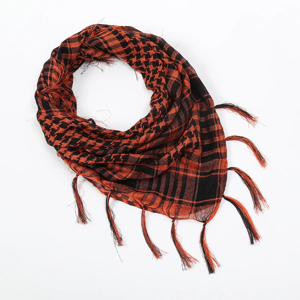 Sports Outdoor Arab Square Scarf Military Enthusiast Tactical Scarf Multi Functional Windproof Sand Proof Warm Neck Headscarf